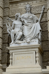 Fototapeta na wymiar Vienna Monuments & Statues