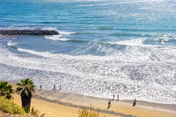 Poster  Playa del Ingles beach. Maspalomas, Gran Canaria, Canary islands, Spain © Valery Bareta