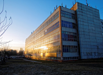 A Sunny morning in Moscow, the South-Western suburbs