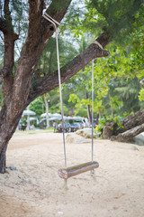 Swing on the beach