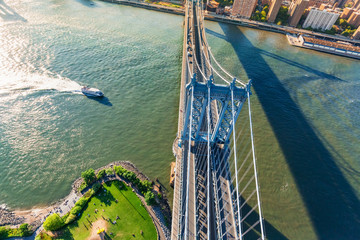 Manhattan Bridge over the East River in New York