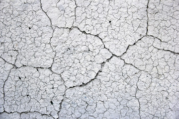 Hintergrund dreckige verputzte Mauer mit Rissen