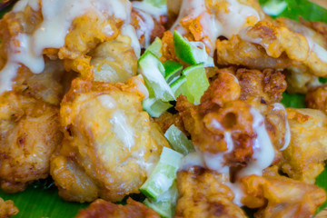 Fried Chicken with lime Sauce