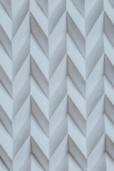 Monochrome abstract natural paper folded origami jigsaw futuristic pattern