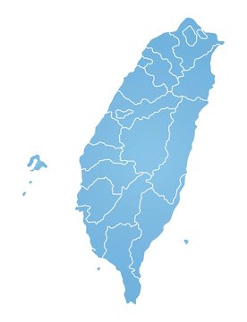 recommend clip art: Map of Taiwan