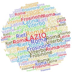 Lazio - nuvola di parole