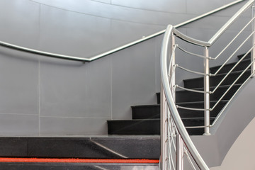 Closeup upstair or down stair, staircase to success