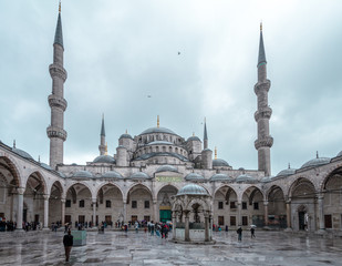 Fototapeta na wymiar The blue mosque, Istanbul