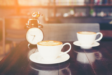 Two cups of coffee