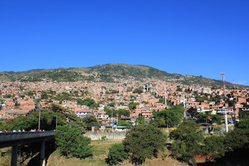 Panorámica del sector oriental. Medellín, Colombia.