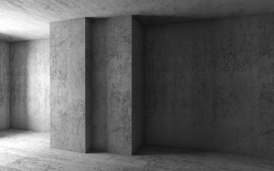 Abstract architecture background, concrete room