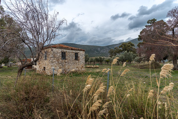 Old aegean farm at Egriliman, Karaburun, Izmir, Turkey