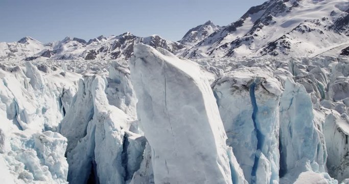 greenland glacier areal ice snow