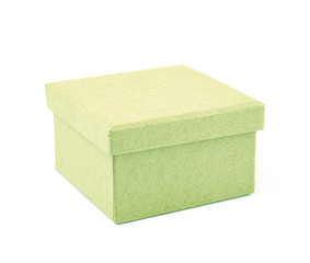 Paper gift box isolated