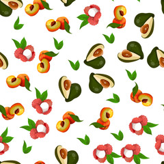 exotic tropical fruit