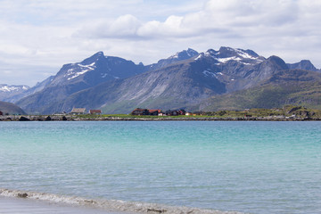 Wasser und Berge in Norwegen