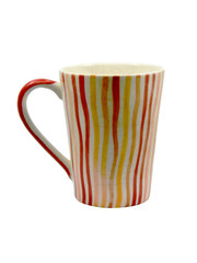 colorful coffee cup isolated on white background