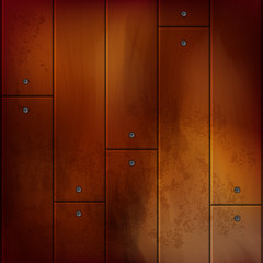 Fototapeta premium Vector wooden background with place for your text