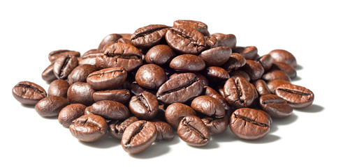 coffee beans, (large depth of field, taken with tilt shift lens)