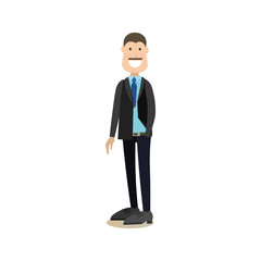 Office people concept vector illustration in flat style