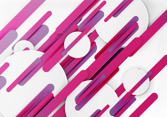 Cut 3d paper color straight lines abstract background