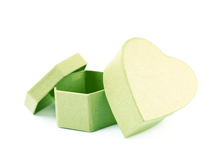 Pile of paper gift boxes isolated