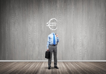 He is always thinking about money