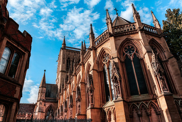 Beautiful English cathedral architecture