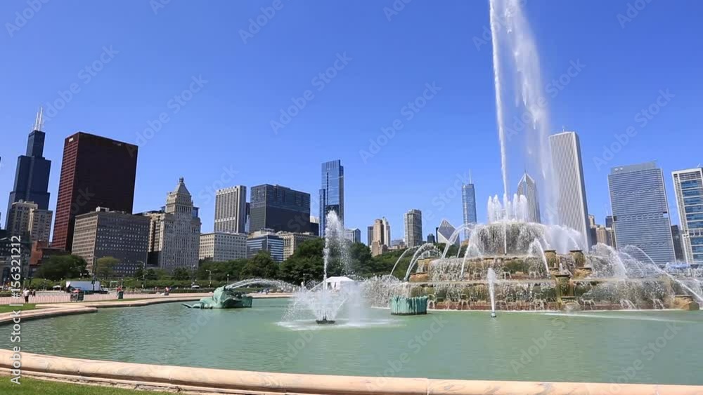 Wall mural buckingham fountain in chicago