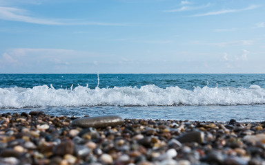 pebbles on the beach