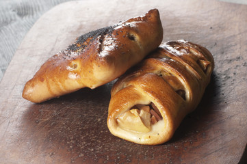 Two apple pies