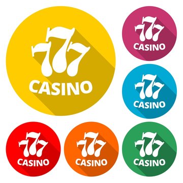 Jackpot, Casino icon - Illustration