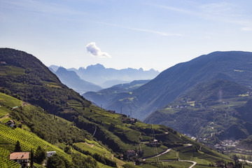 Fototapeta na wymiar Auf dem Ritten bei Bozen, Südtirol, Italien, on the Ritten near Bolzano, South Tyrol, Italy