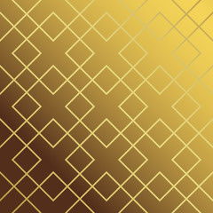 Seamless golden geometric texture pattern. Golden background.  
