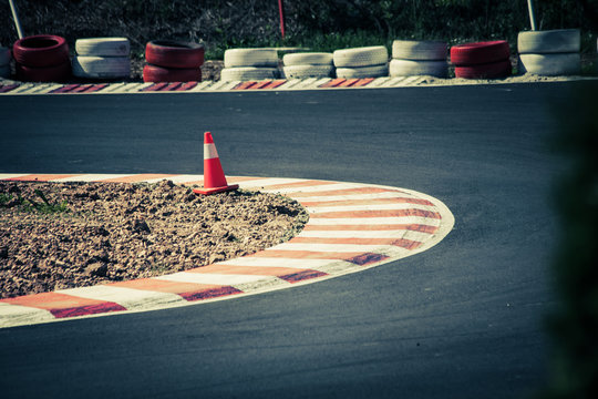 corner of the gokart track