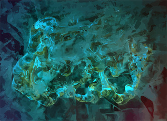 Grunge Vector Background Art Style Editable Vintage Style Retro Distressed Texture. Great Design Element Backdrop For Your Projects