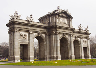 Alcala gate in Madrid