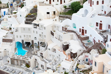 Traditional houses of Santorini, Greece