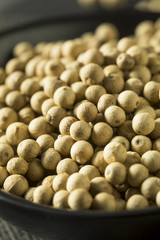 Dry Organic White Peppercorns