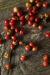 Dry Organic Red Peppercorns