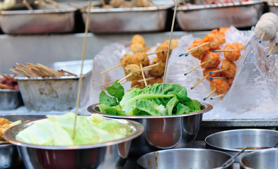 hot spicy dips in the Chinese restaurant