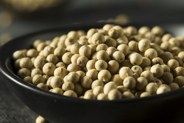 Dry Organic White Peppercorns