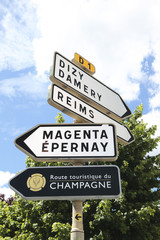 Champagne - Panneaux indicateurs