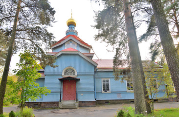 Church of St. Peter the Apostle in the village of Lakhta.