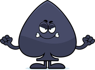 Angry Cartoon Spade