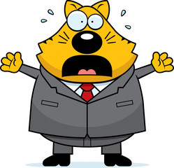 Scared Fat Cat