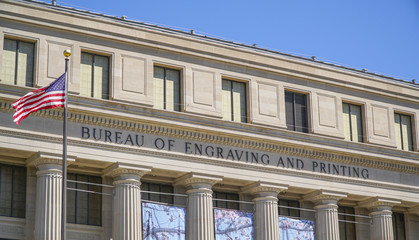 Bureau of Engraving and Printing in Washington DC - WASHINGTON, DISTRICT OF COLUMBIA - APRIL 8, 2017