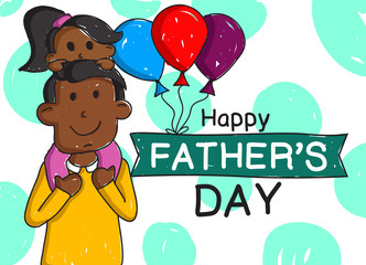 Mensaje día del padre - Feliz día papá - Padre e hija.