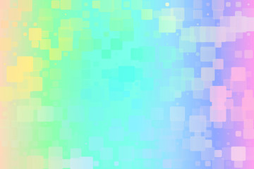 Light rainbow glowing various tiles background