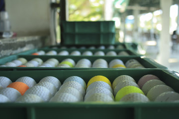 Golf ball on the course, Driving Range